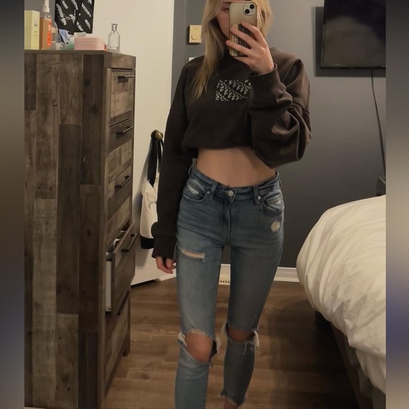 Garage Denim - Garage Light Blue Distressed Skinny Jeans